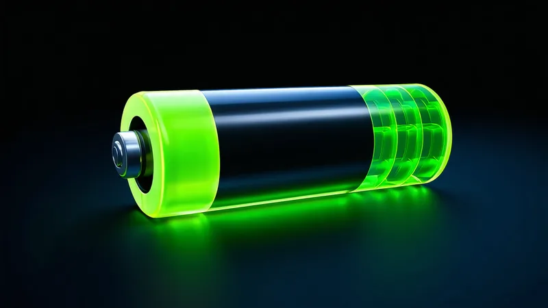 Abstract visualization of battery charge cycle health