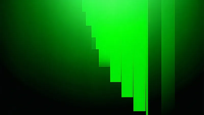 Abstract bar chart visualization for total cost of ownership analysis