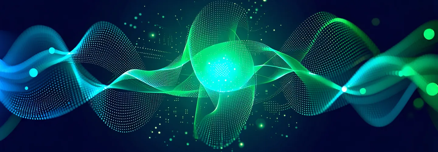 Abstract visualization of multiple data streams converging into a central intelligence hub